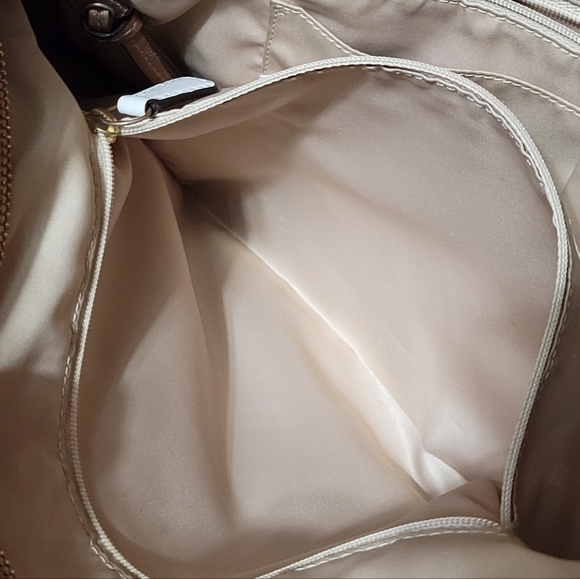 🩷RARE🩷 Authentic Coach Signature Metallic Rose Blush Large Shoulder Bag - Picture 15 of 16